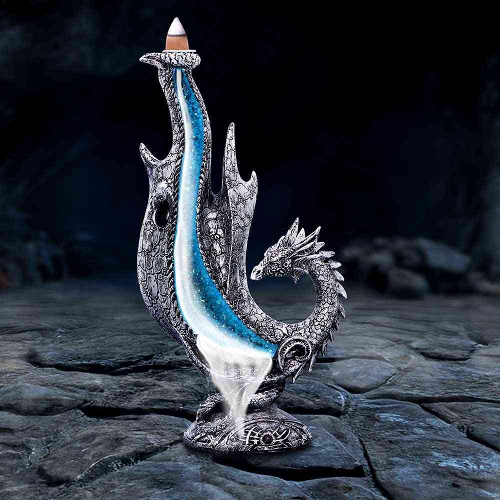 Nemesis Now - Dragon Flare 24cm Backflow Incense burner - Dragon - Multicolours